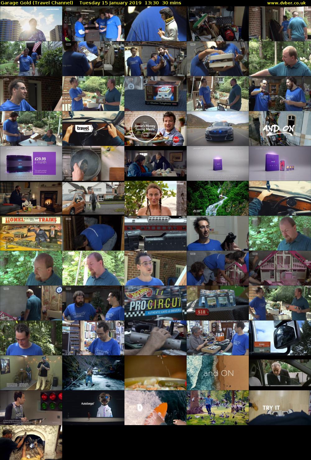 Garage Gold (Travel Channel) Tuesday 15 January 2019 13:30 - 14:00
