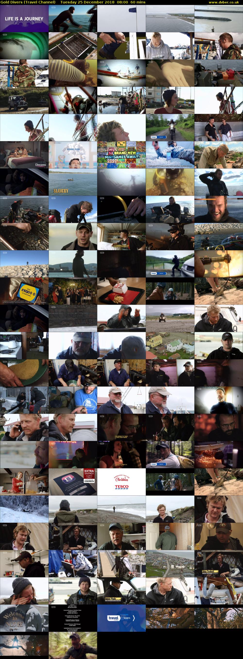 Gold Divers (Travel Channel) Tuesday 25 December 2018 08:00 - 09:00