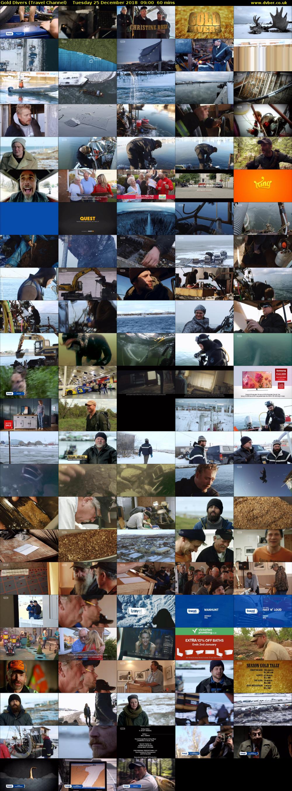 Gold Divers (Travel Channel) Tuesday 25 December 2018 09:00 - 10:00