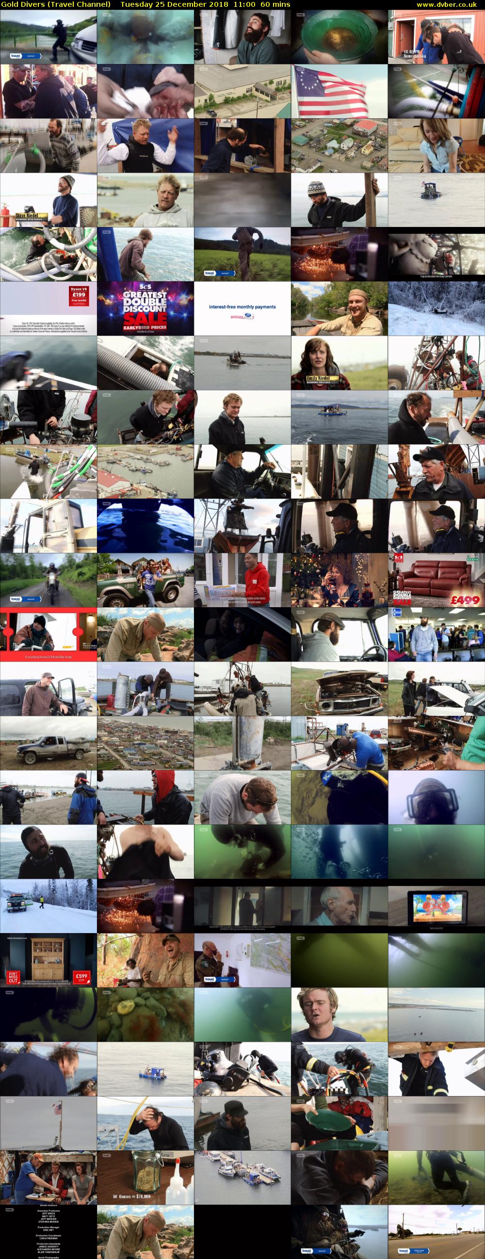 Gold Divers (Travel Channel) Tuesday 25 December 2018 11:00 - 12:00