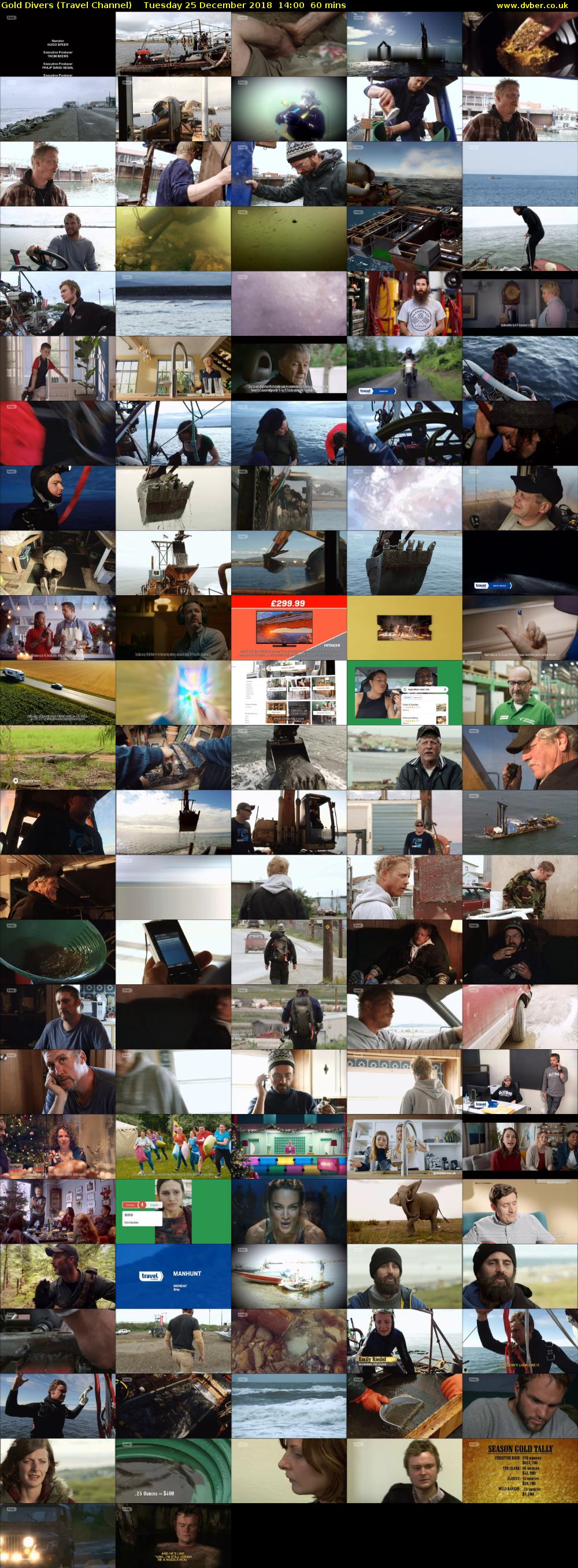 Gold Divers (Travel Channel) Tuesday 25 December 2018 14:00 - 15:00