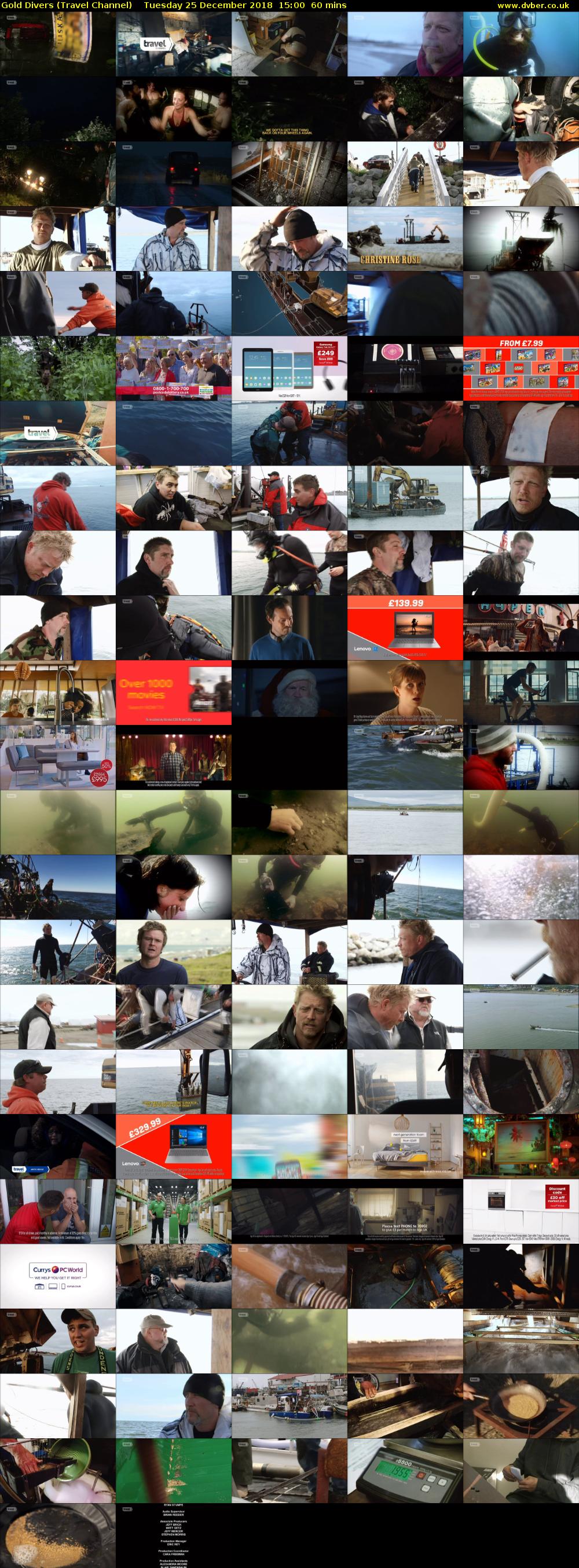 Gold Divers (Travel Channel) Tuesday 25 December 2018 15:00 - 16:00