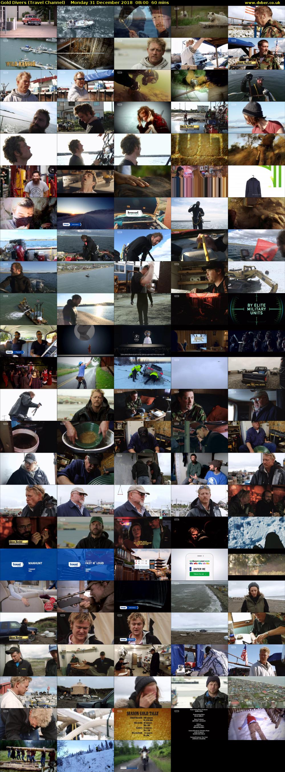 Gold Divers (Travel Channel) Monday 31 December 2018 08:00 - 09:00