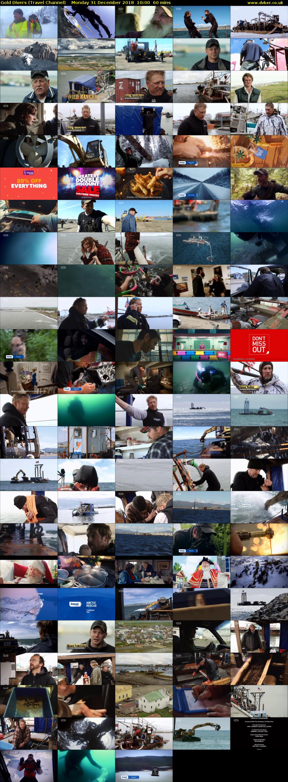 Gold Divers (Travel Channel) Monday 31 December 2018 10:00 - 11:00