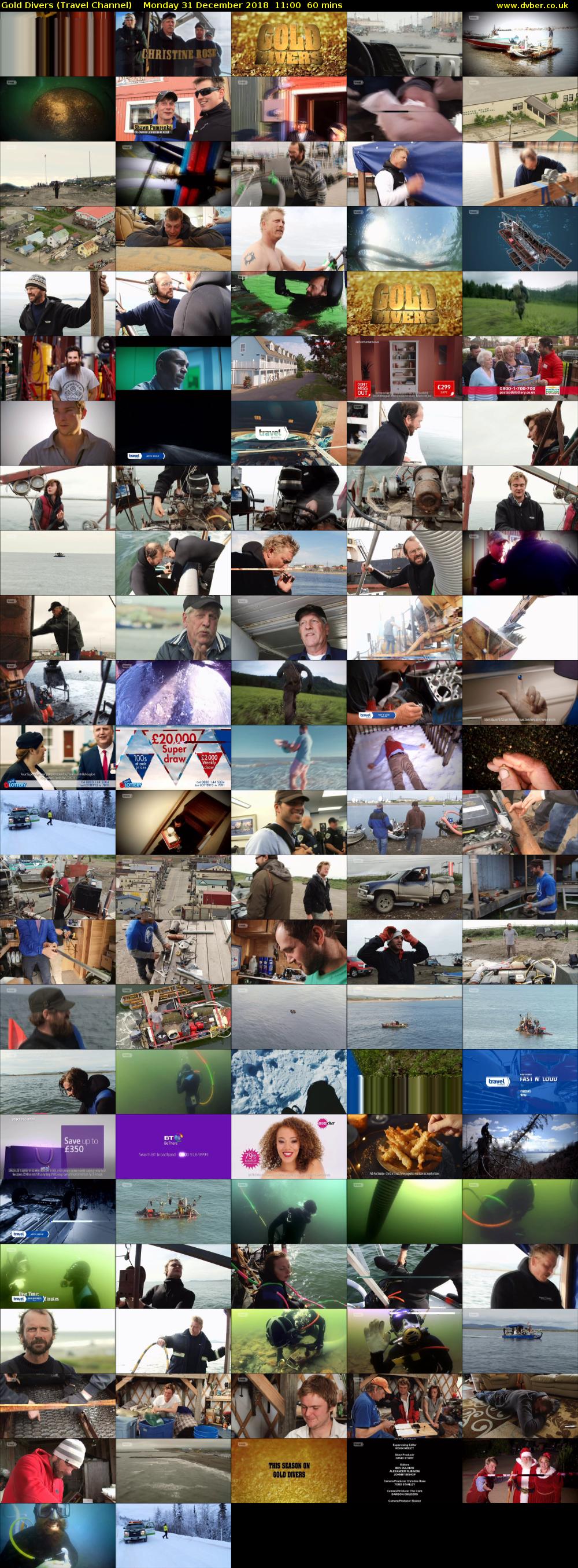 Gold Divers (Travel Channel) Monday 31 December 2018 11:00 - 12:00