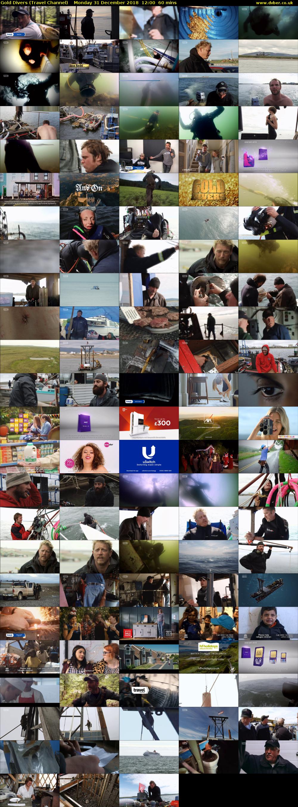 Gold Divers (Travel Channel) Monday 31 December 2018 12:00 - 13:00