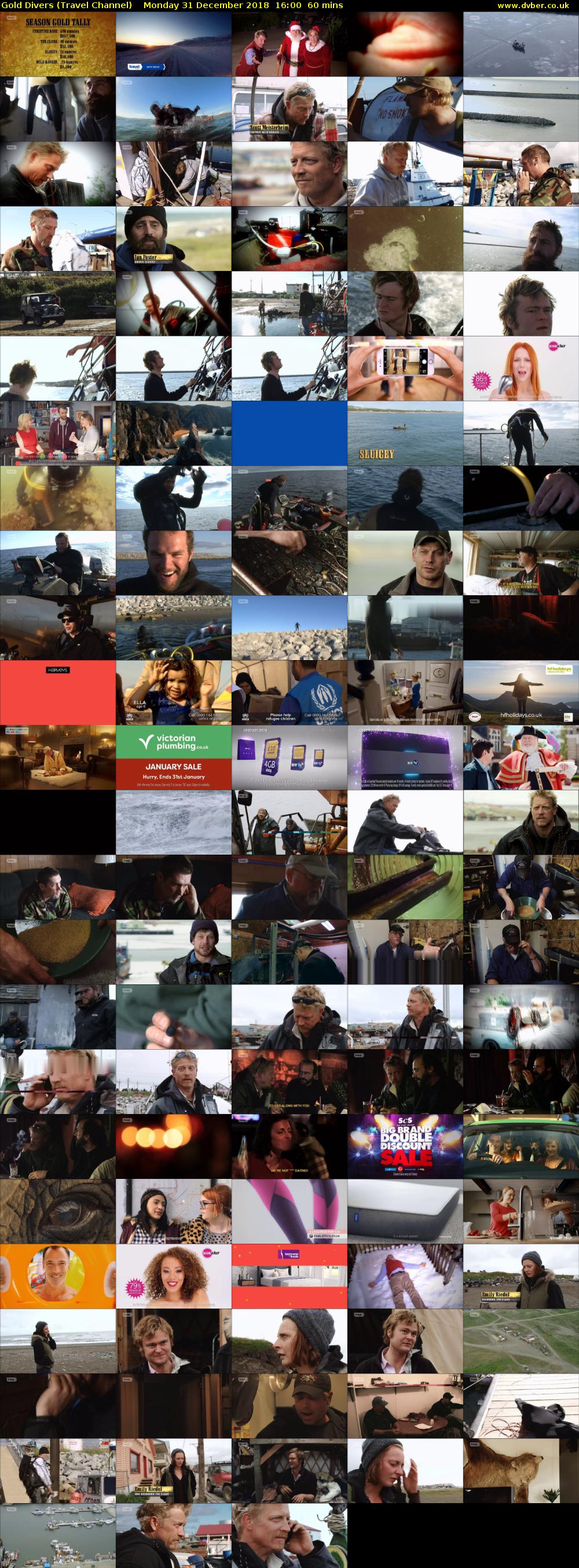 Gold Divers (Travel Channel) Monday 31 December 2018 16:00 - 17:00