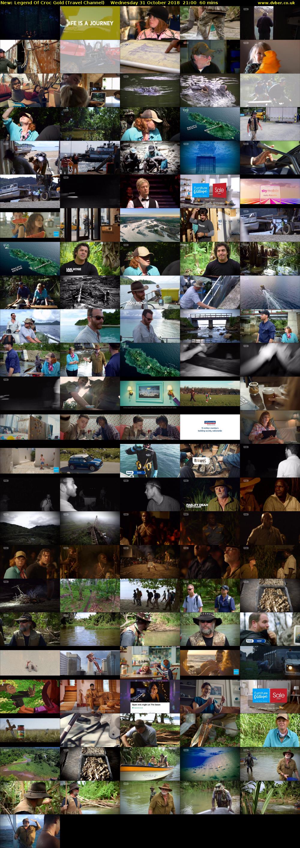 Legend Of Croc Gold (Travel Channel) Wednesday 31 October 2018 21:00 - 22:00