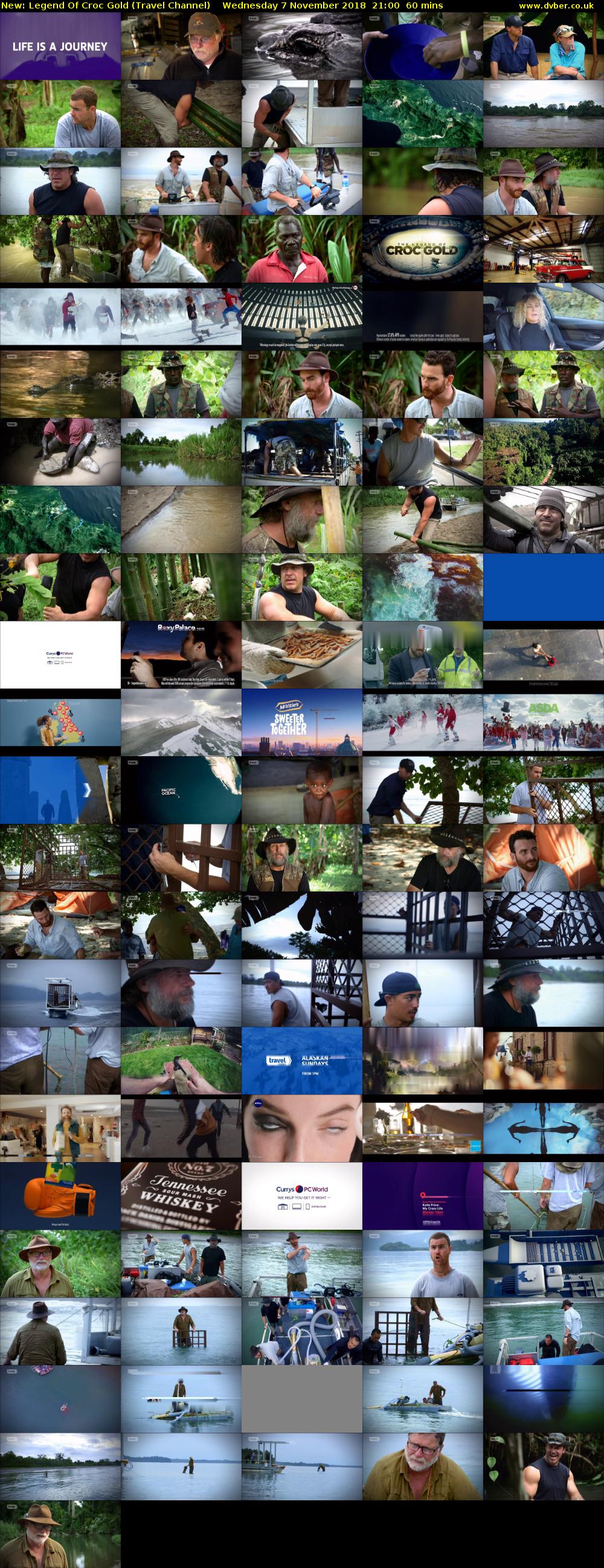 Legend Of Croc Gold (Travel Channel) Wednesday 7 November 2018 21:00 - 22:00