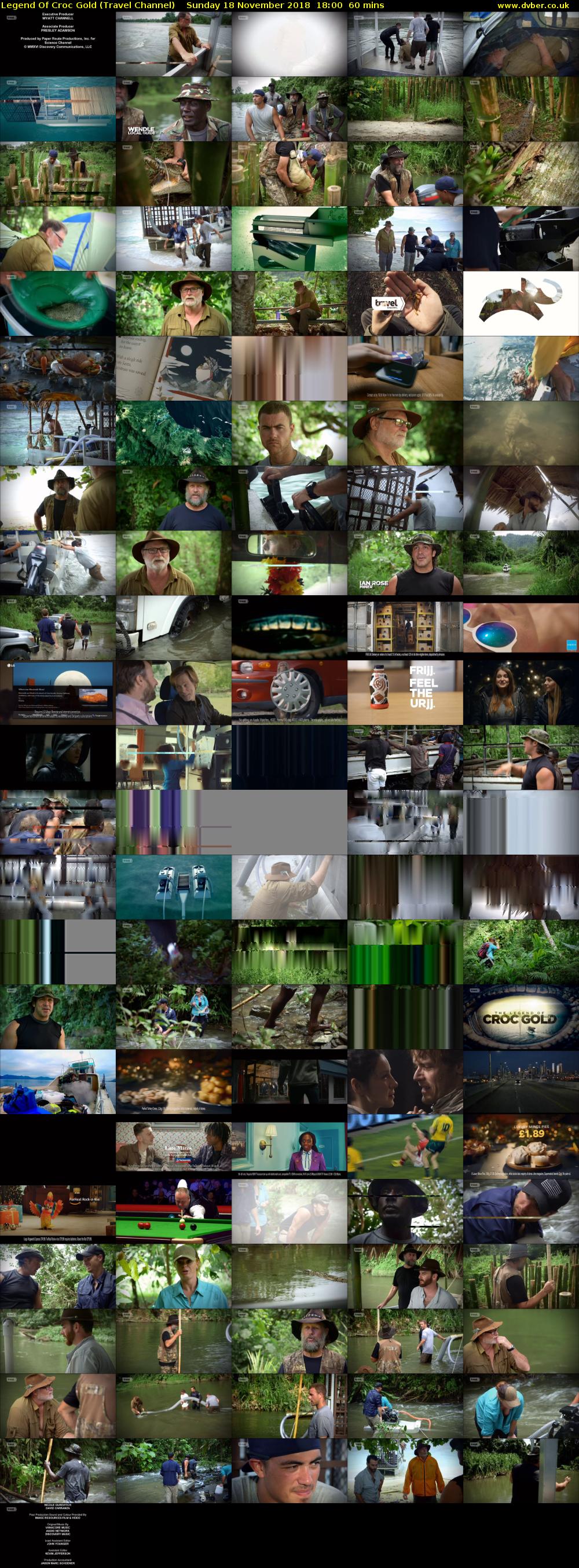 Legend Of Croc Gold (Travel Channel) Sunday 18 November 2018 18:00 - 19:00