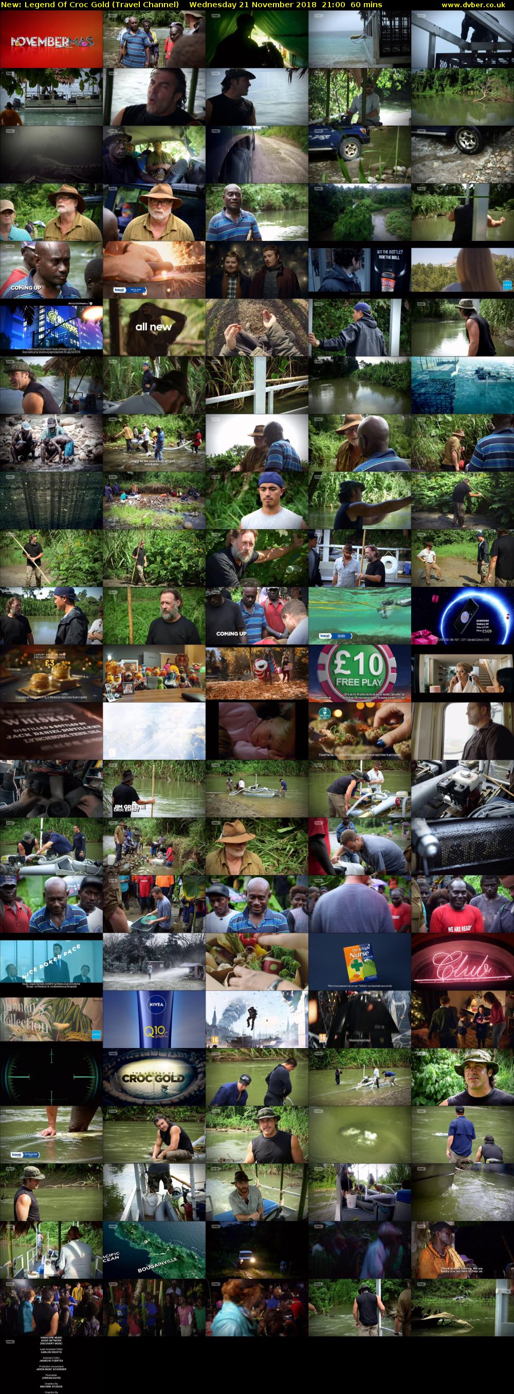 Legend Of Croc Gold (Travel Channel) Wednesday 21 November 2018 21:00 - 22:00