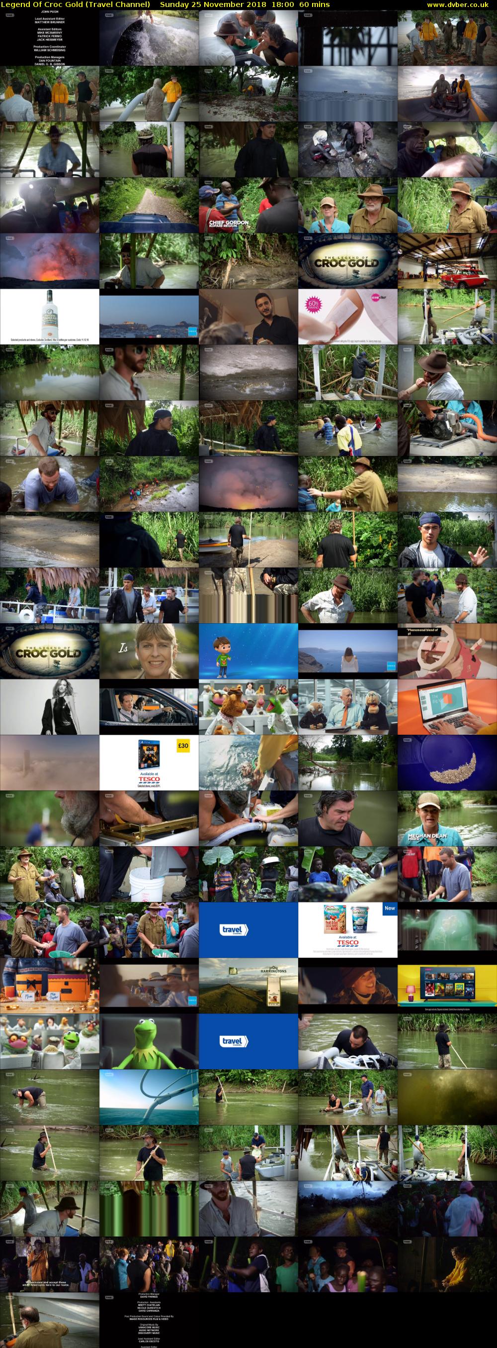 Legend Of Croc Gold (Travel Channel) Sunday 25 November 2018 18:00 - 19:00