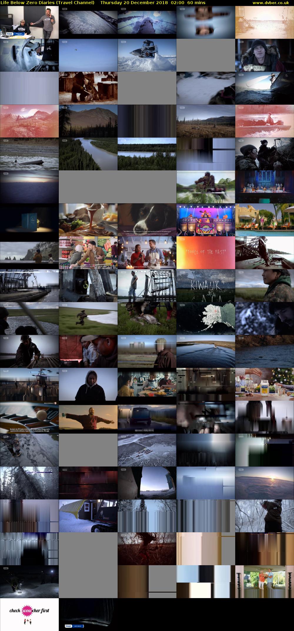 Life Below Zero Diaries (Travel Channel) Thursday 20 December 2018 02:00 - 03:00