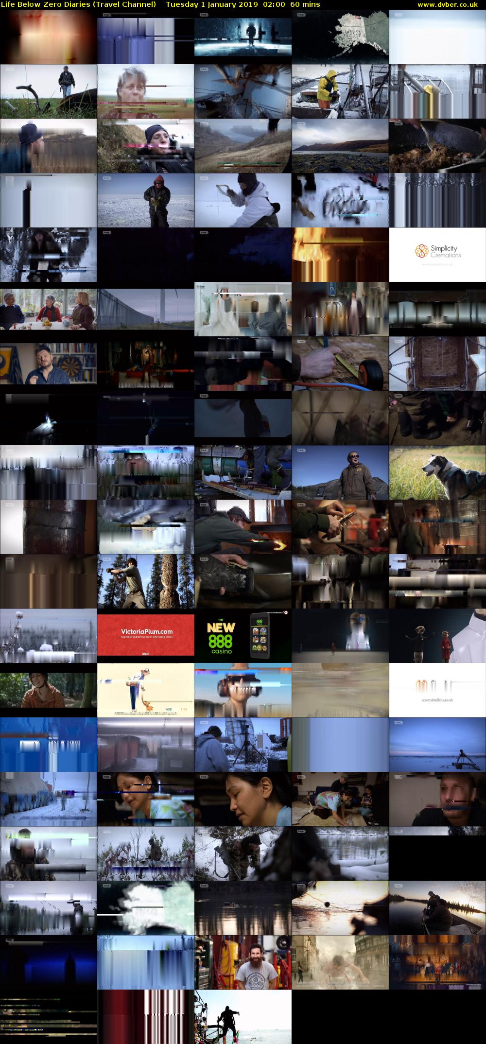 Life Below Zero Diaries (Travel Channel) Tuesday 1 January 2019 02:00 - 03:00