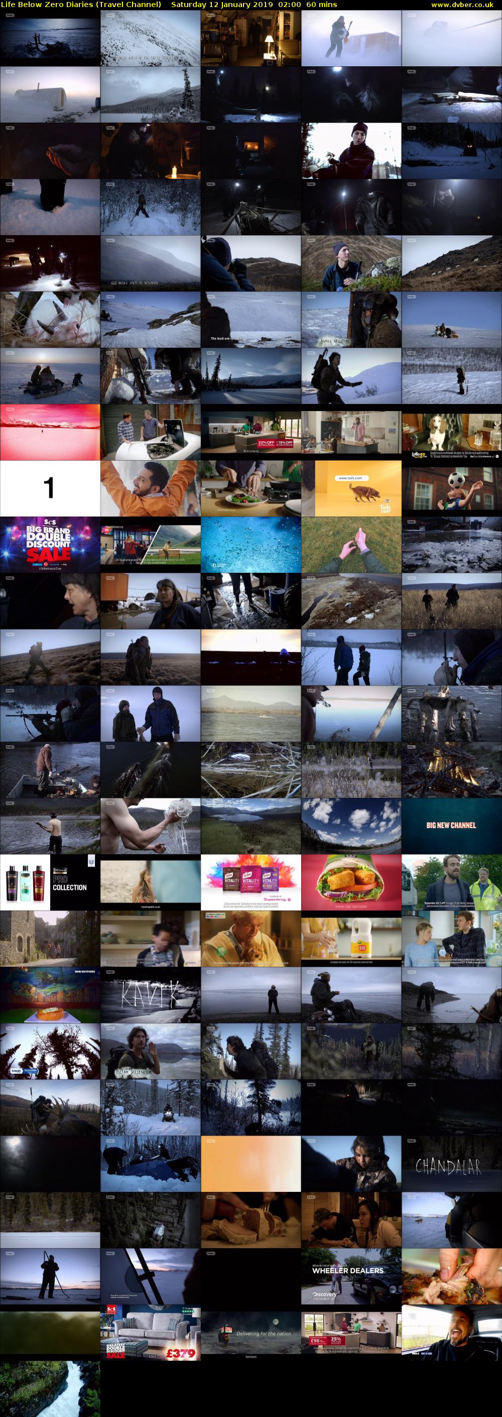 Life Below Zero Diaries (Travel Channel) Saturday 12 January 2019 02:00 - 03:00