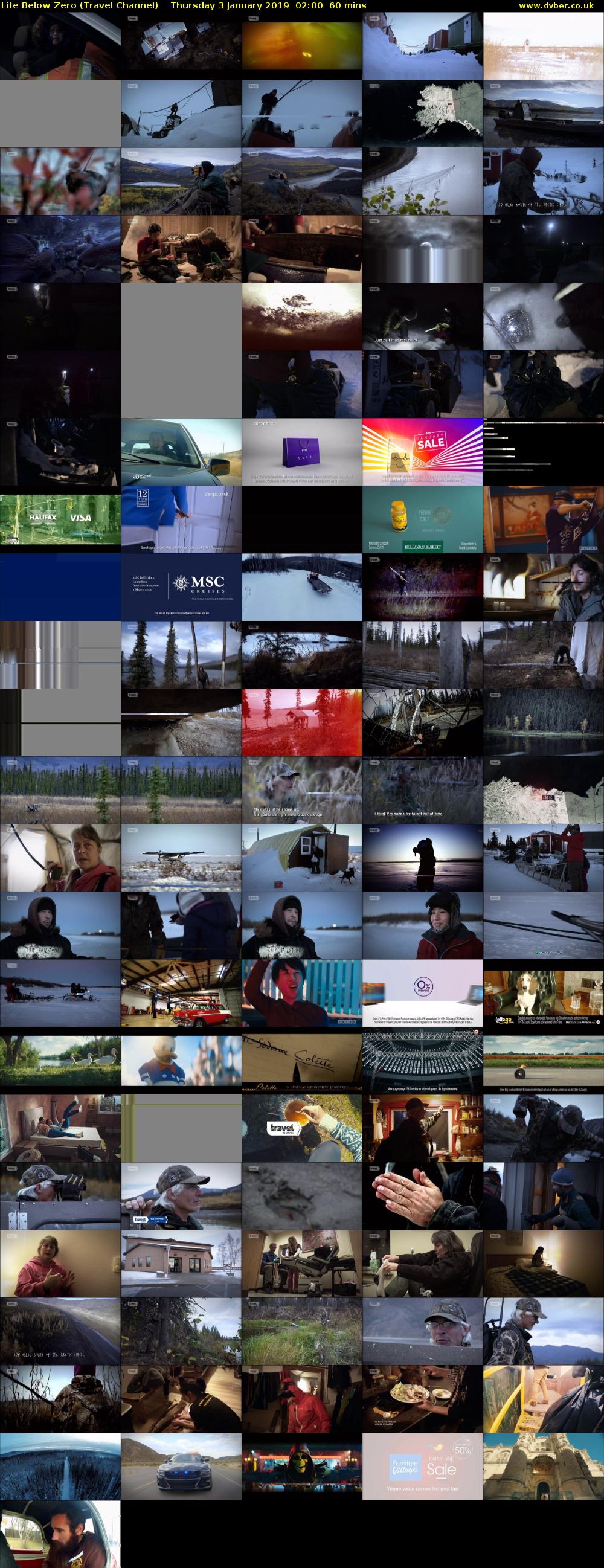 Life Below Zero (Travel Channel) Thursday 3 January 2019 02:00 - 03:00