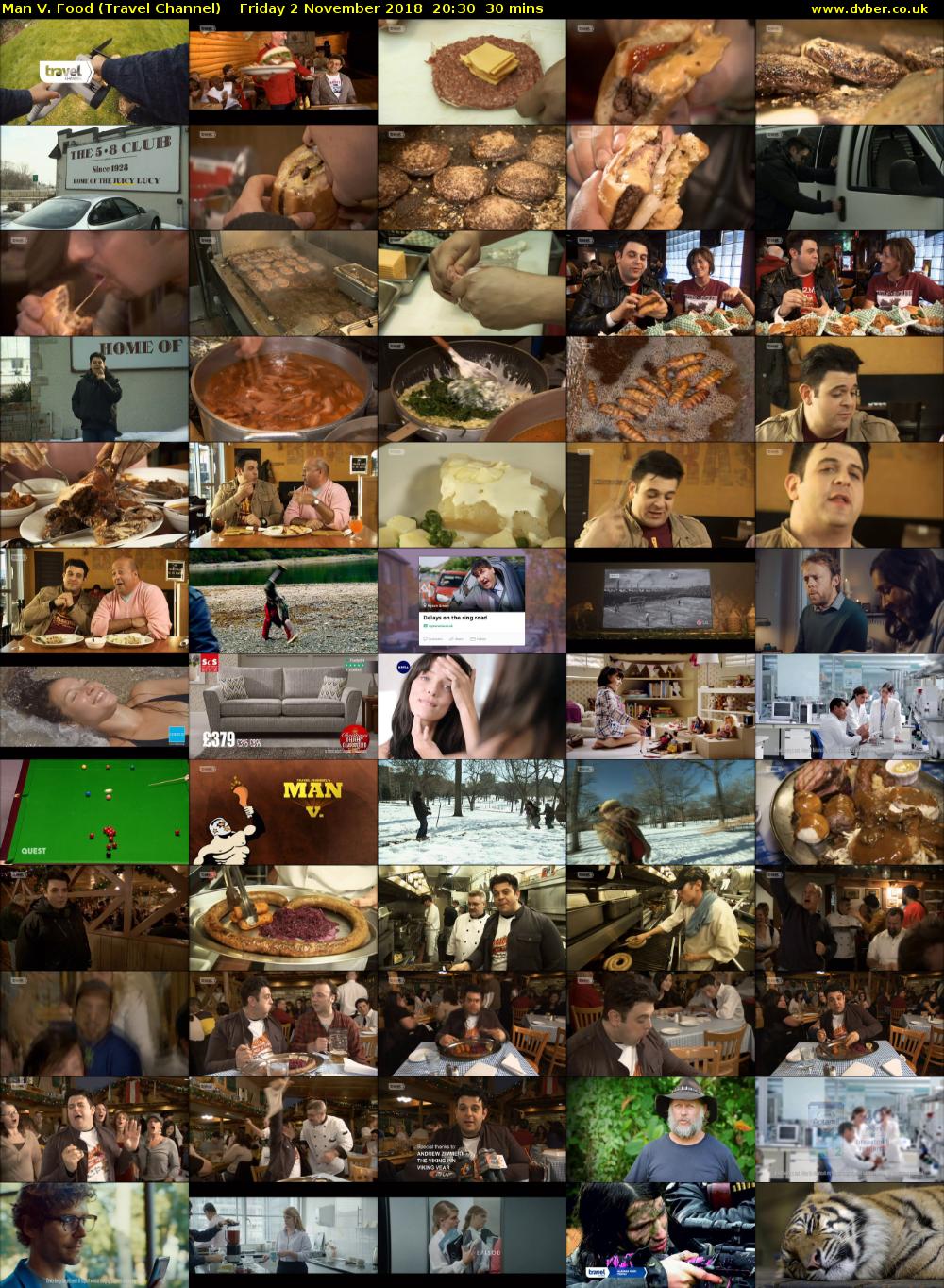 Man V. Food (Travel Channel) Friday 2 November 2018 20:30 - 21:00