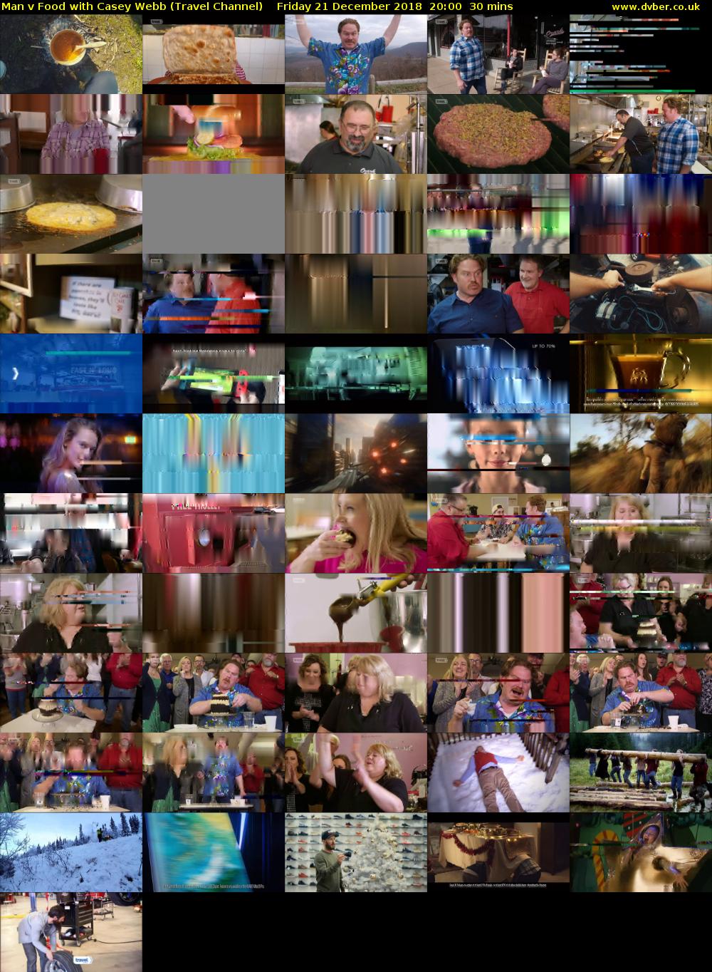 Man v Food with Casey Webb (Travel Channel) Friday 21 December 2018 20:00 - 20:30