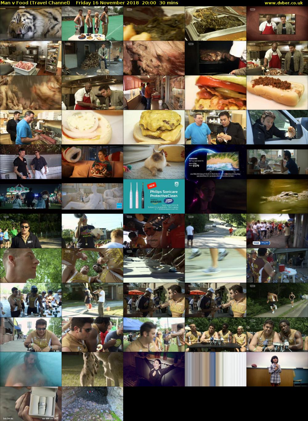 Man v Food (Travel Channel) Friday 16 November 2018 20:00 - 20:30