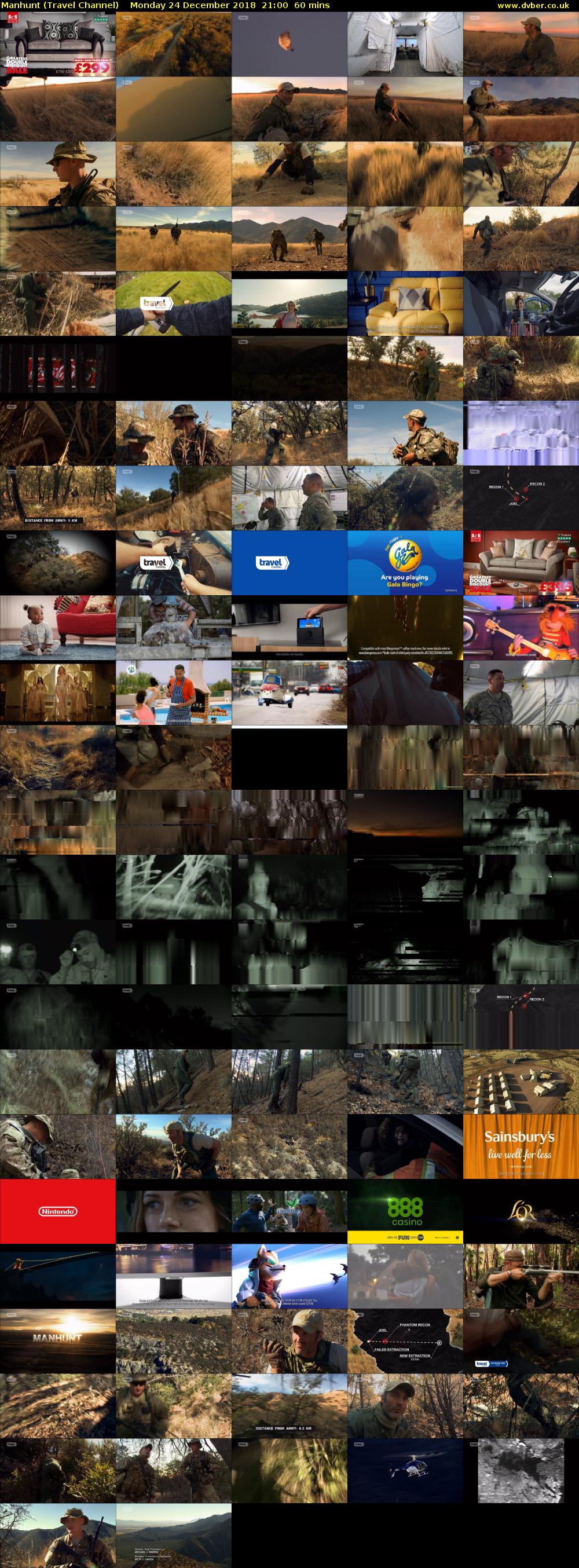 Manhunt (Travel Channel) Monday 24 December 2018 21:00 - 22:00