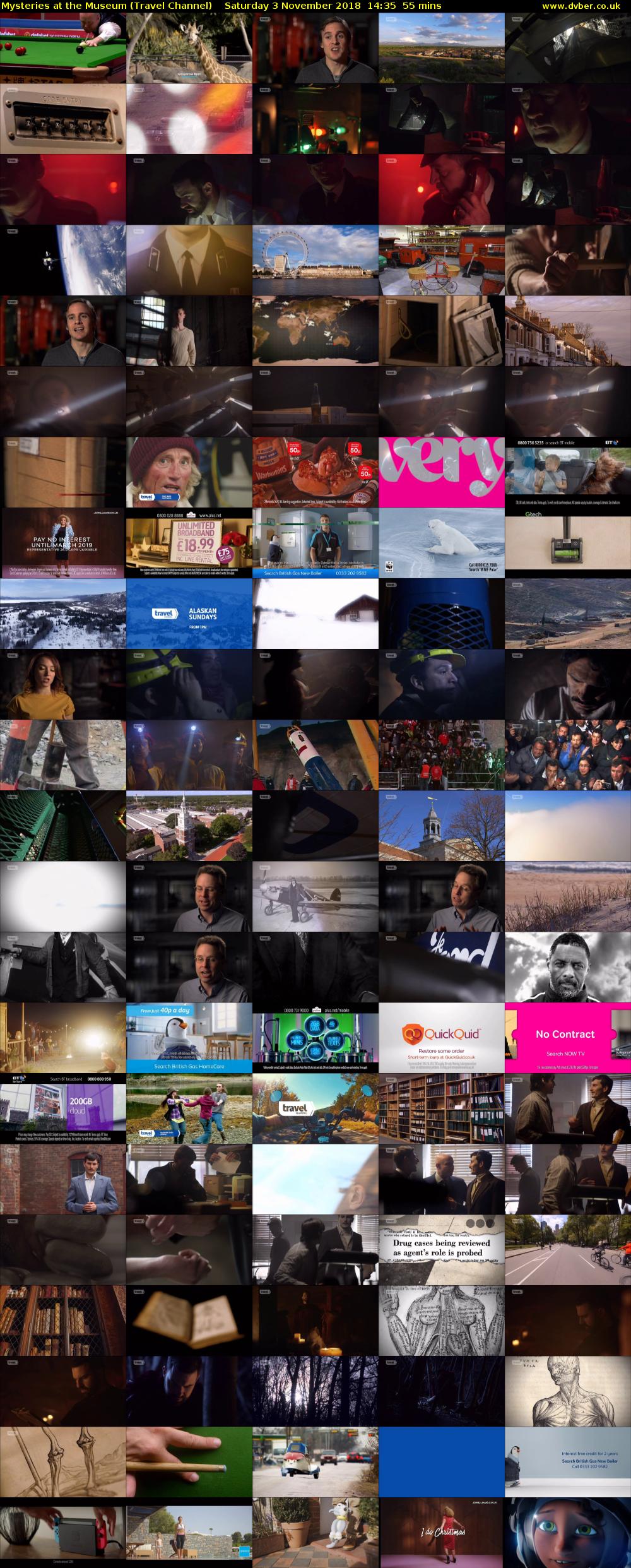 Mysteries at the Museum (Travel Channel) Saturday 3 November 2018 14:35 - 15:30