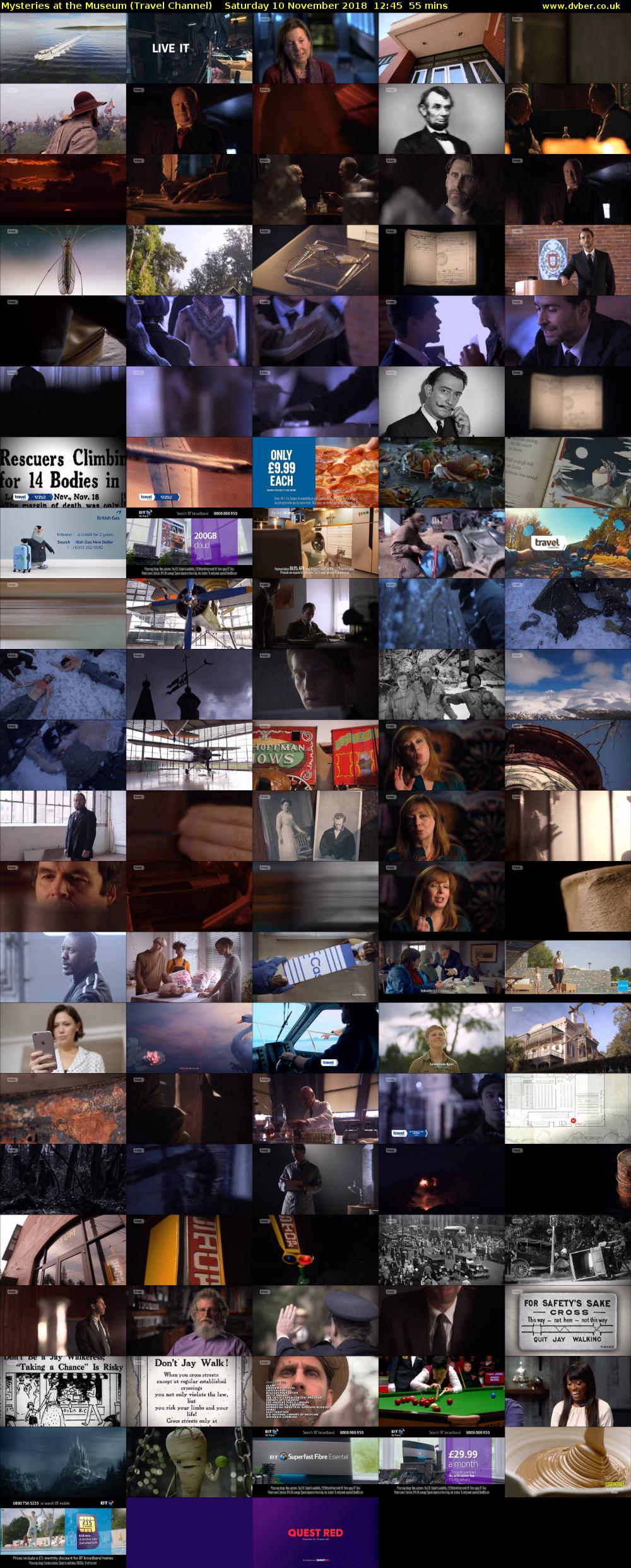 Mysteries at the Museum (Travel Channel) Saturday 10 November 2018 12:45 - 13:40