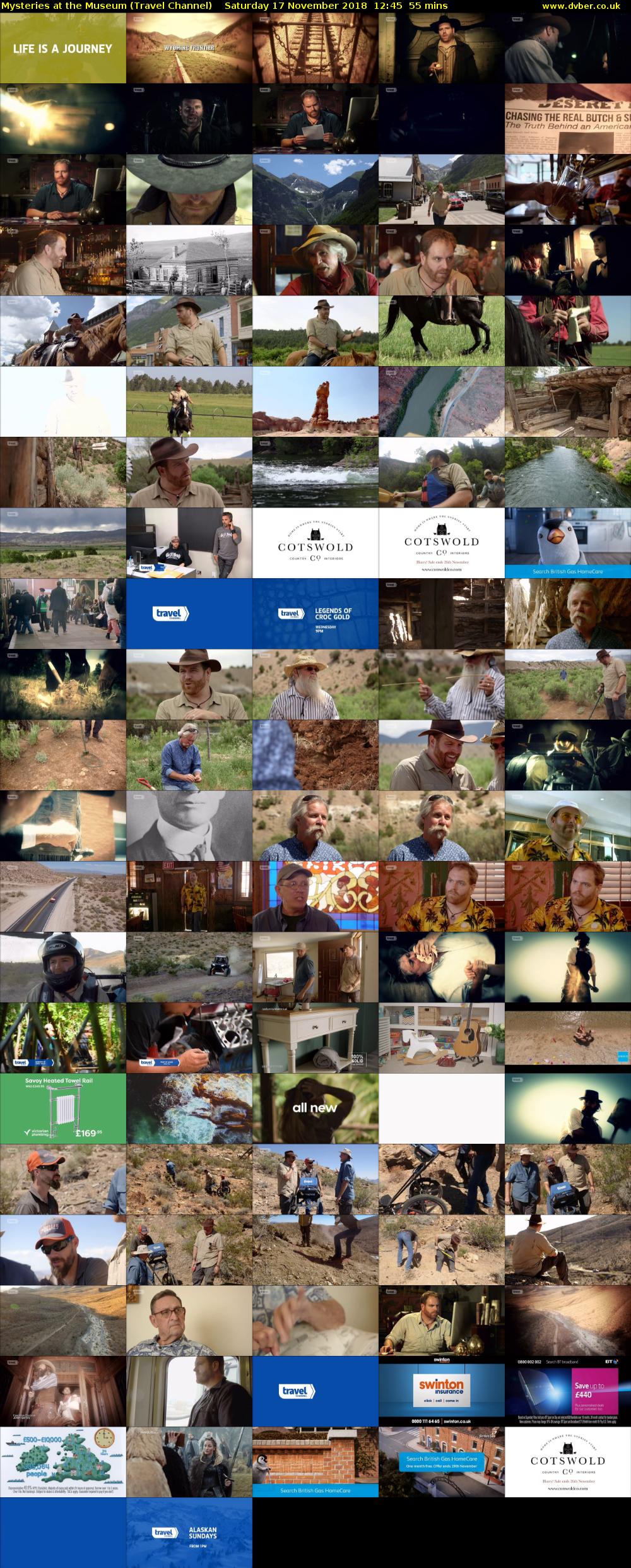 Mysteries at the Museum (Travel Channel) Saturday 17 November 2018 12:45 - 13:40