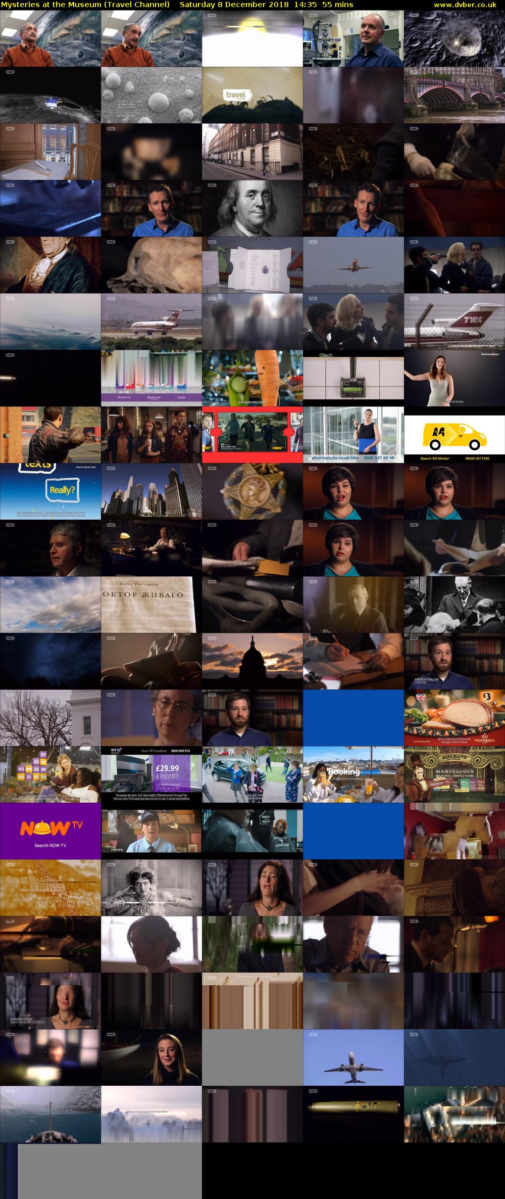 Mysteries at the Museum (Travel Channel) Saturday 8 December 2018 14:35 - 15:30