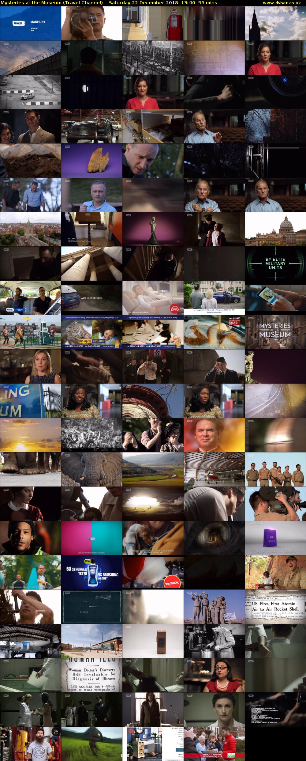 Mysteries at the Museum (Travel Channel) Saturday 22 December 2018 13:40 - 14:35