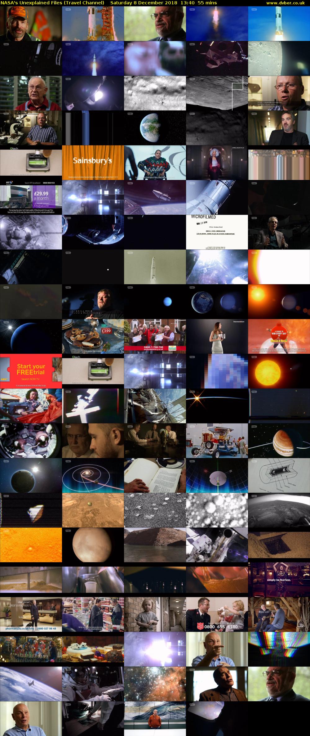 NASA's Unexplained Files (Travel Channel) Saturday 8 December 2018 13:40 - 14:35