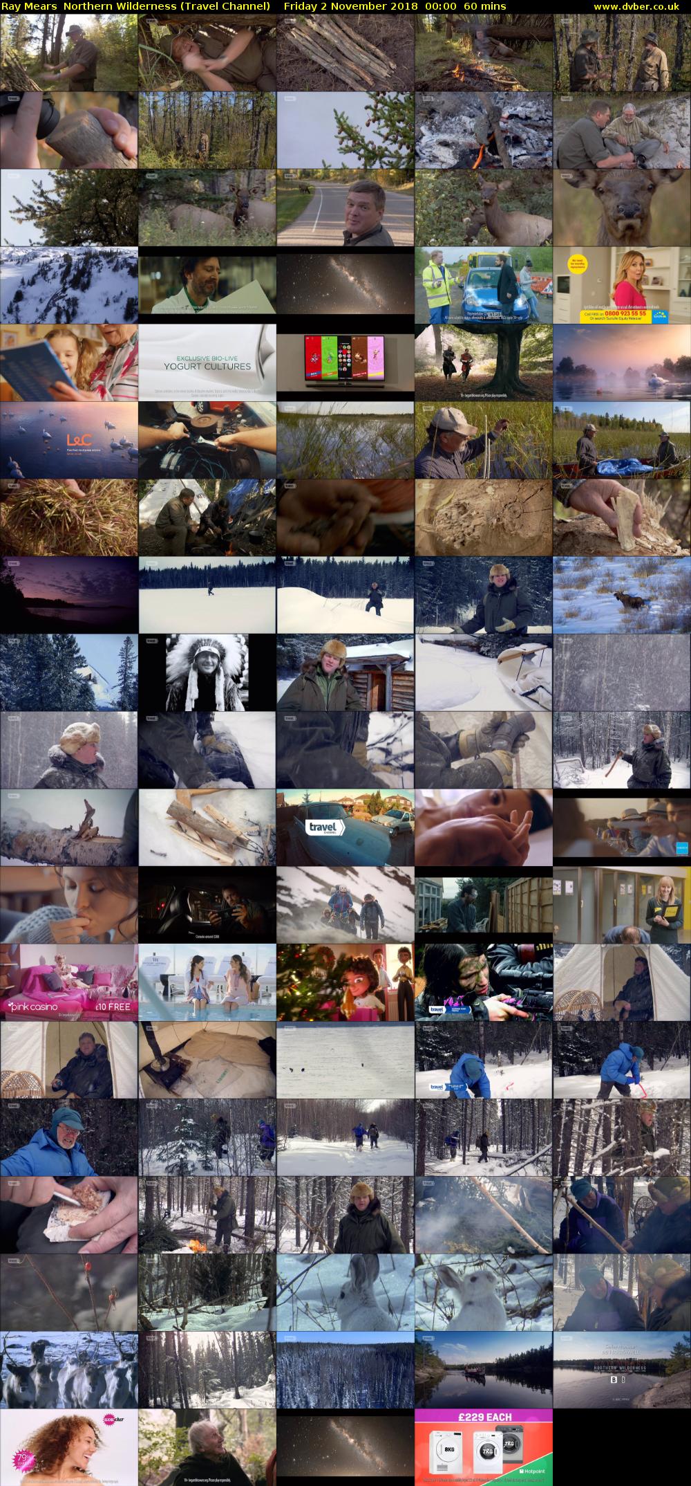 Ray Mears Northern Wilderness (Travel Channel) Friday 2 November 2018 00:00 - 01:00