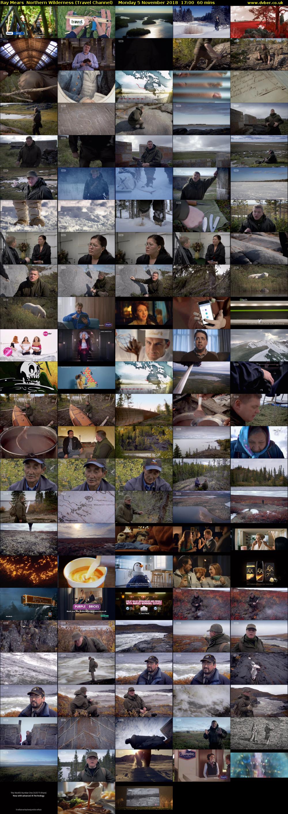 Ray Mears Northern Wilderness (Travel Channel) Monday 5 November 2018 17:00 - 18:00