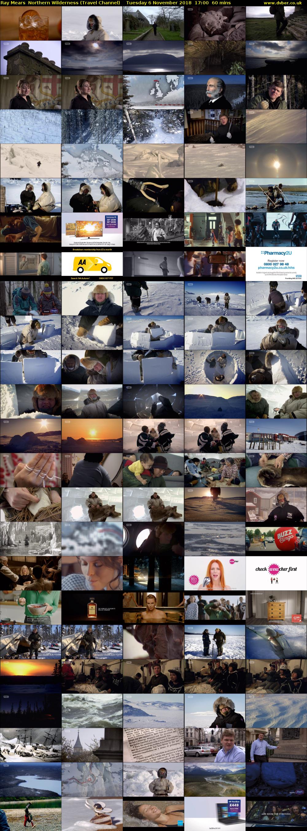 Ray Mears Northern Wilderness (Travel Channel) Tuesday 6 November 2018 17:00 - 18:00