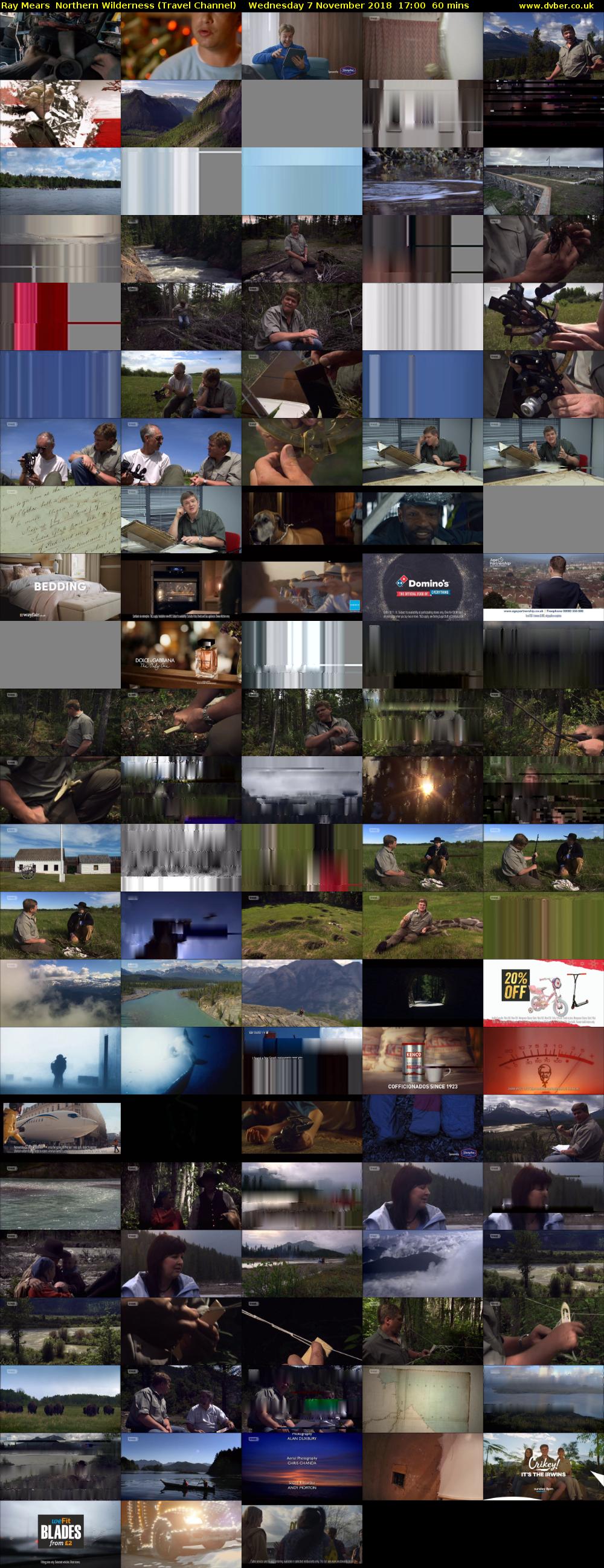 Ray Mears Northern Wilderness (Travel Channel) Wednesday 7 November 2018 17:00 - 18:00