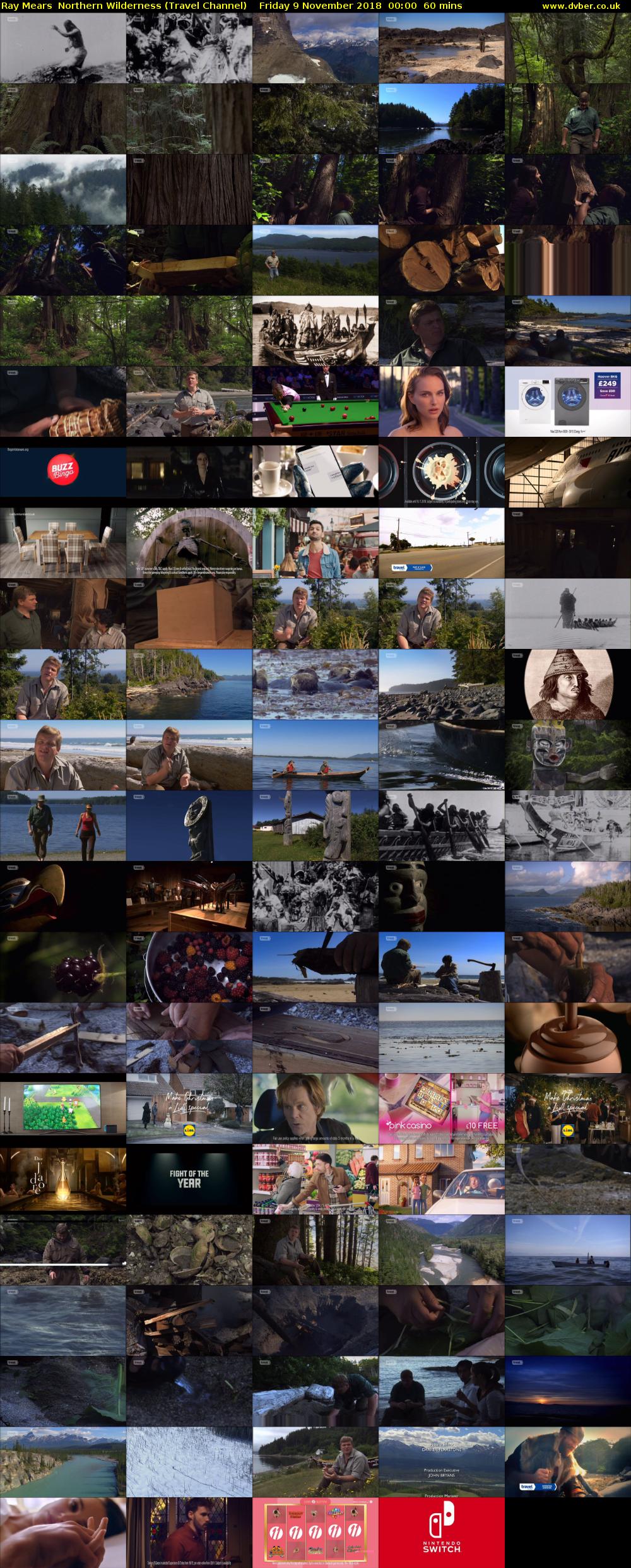 Ray Mears Northern Wilderness (Travel Channel) Friday 9 November 2018 00:00 - 01:00