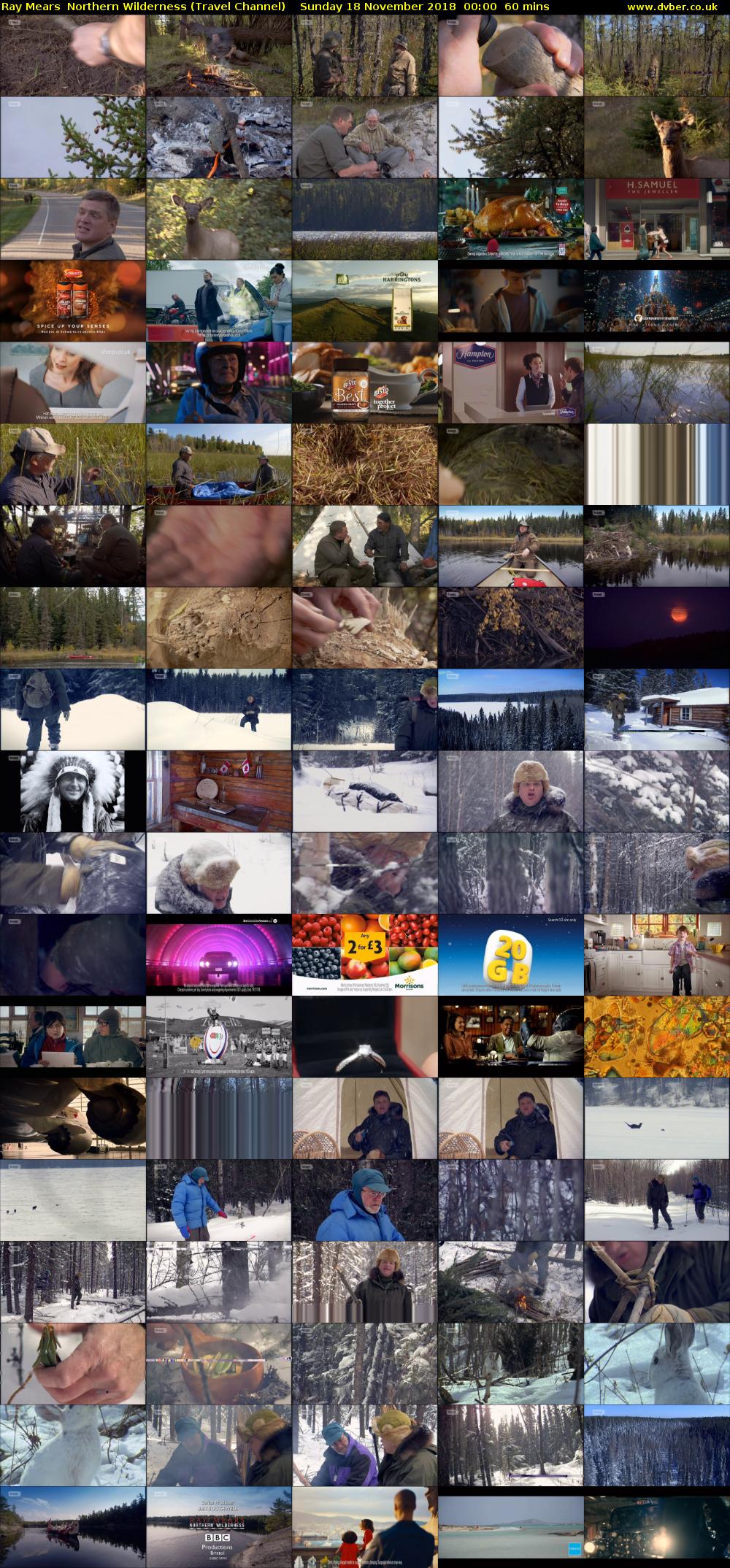 Ray Mears Northern Wilderness (Travel Channel) Sunday 18 November 2018 00:00 - 01:00