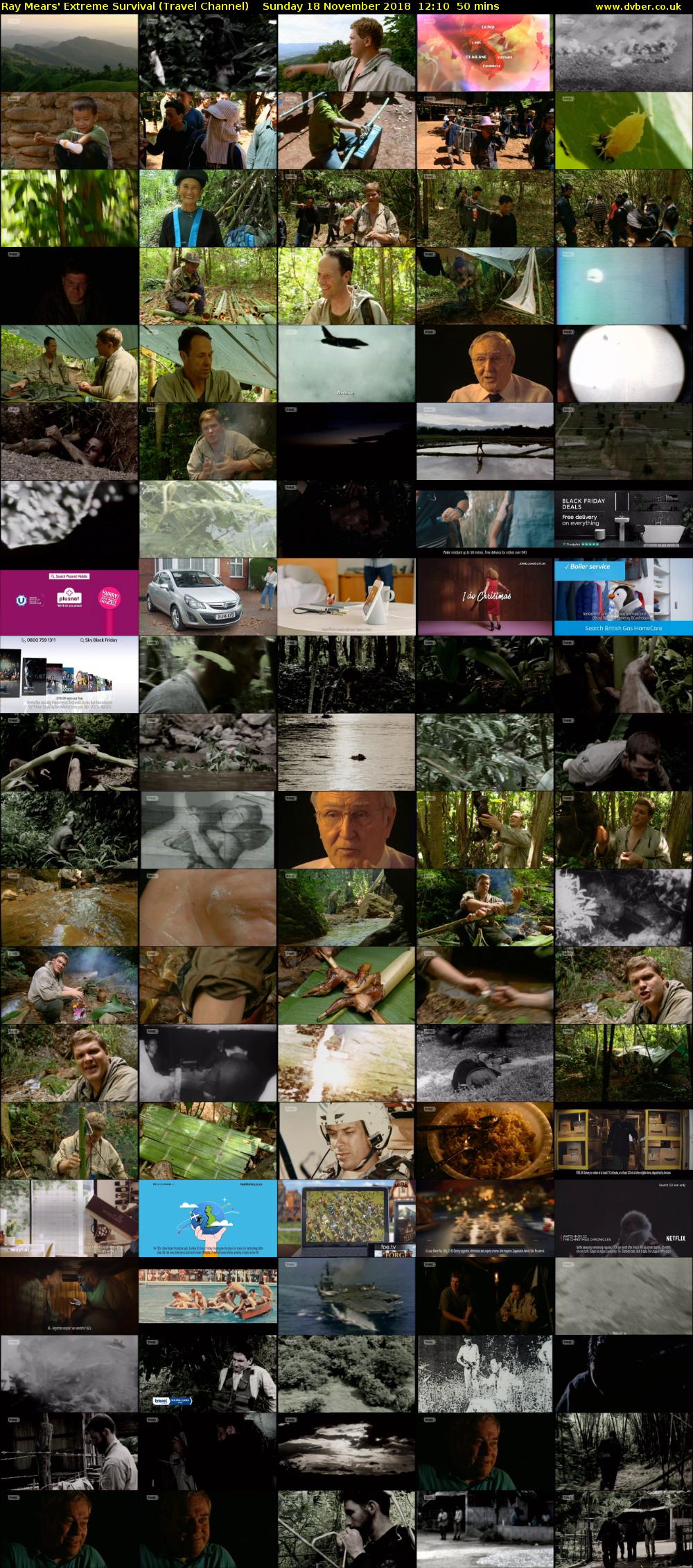 Ray Mears' Extreme Survival (Travel Channel) Sunday 18 November 2018 12:10 - 13:00