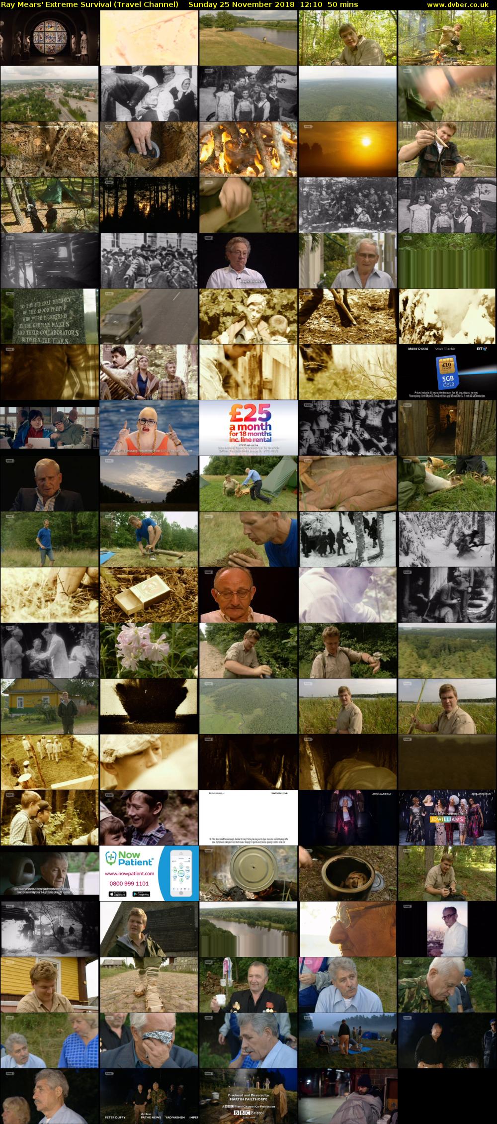 Ray Mears' Extreme Survival (Travel Channel) Sunday 25 November 2018 12:10 - 13:00