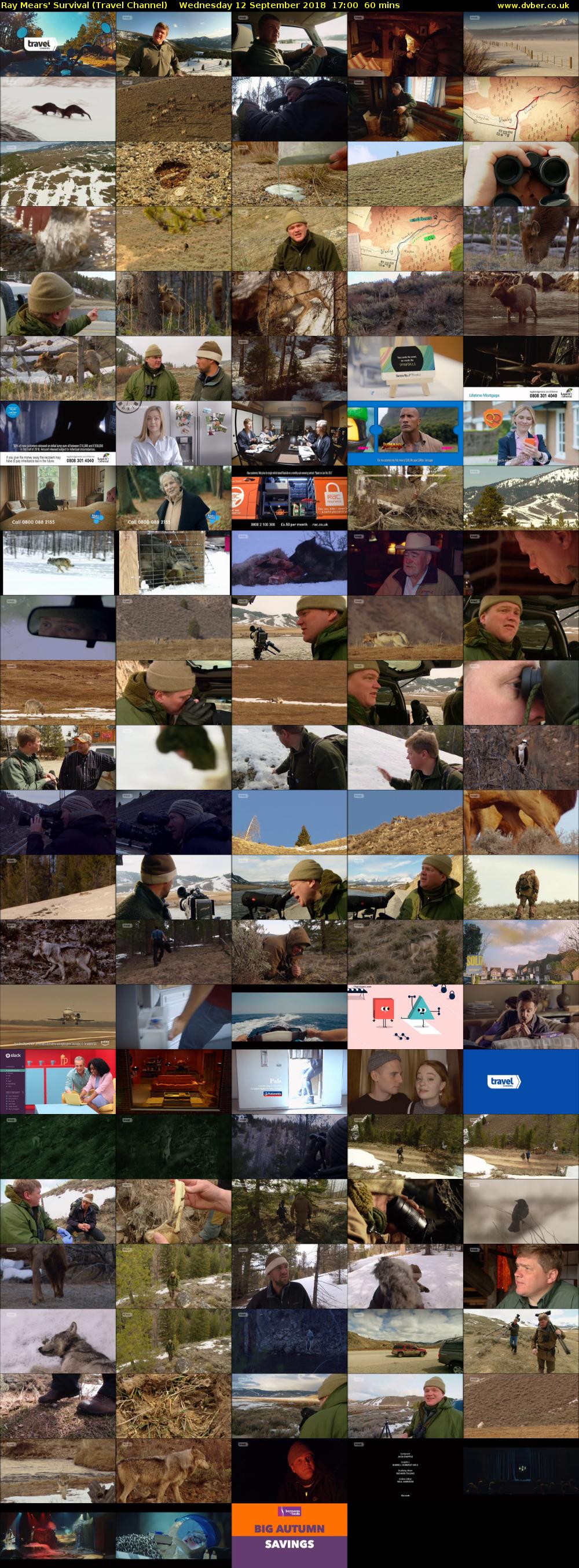 Ray Mears' Survival (Travel Channel) Wednesday 12 September 2018 17:00 - 18:00