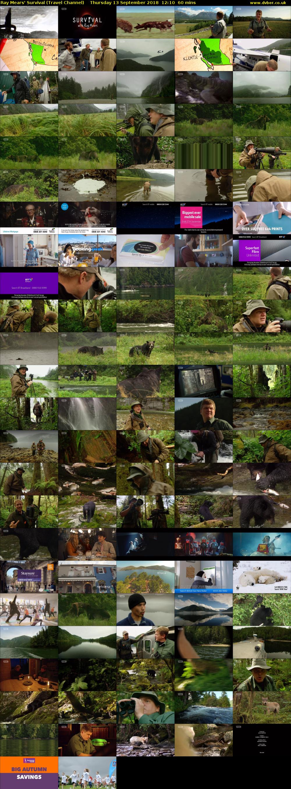 Ray Mears' Survival (Travel Channel) Thursday 13 September 2018 12:10 - 13:10