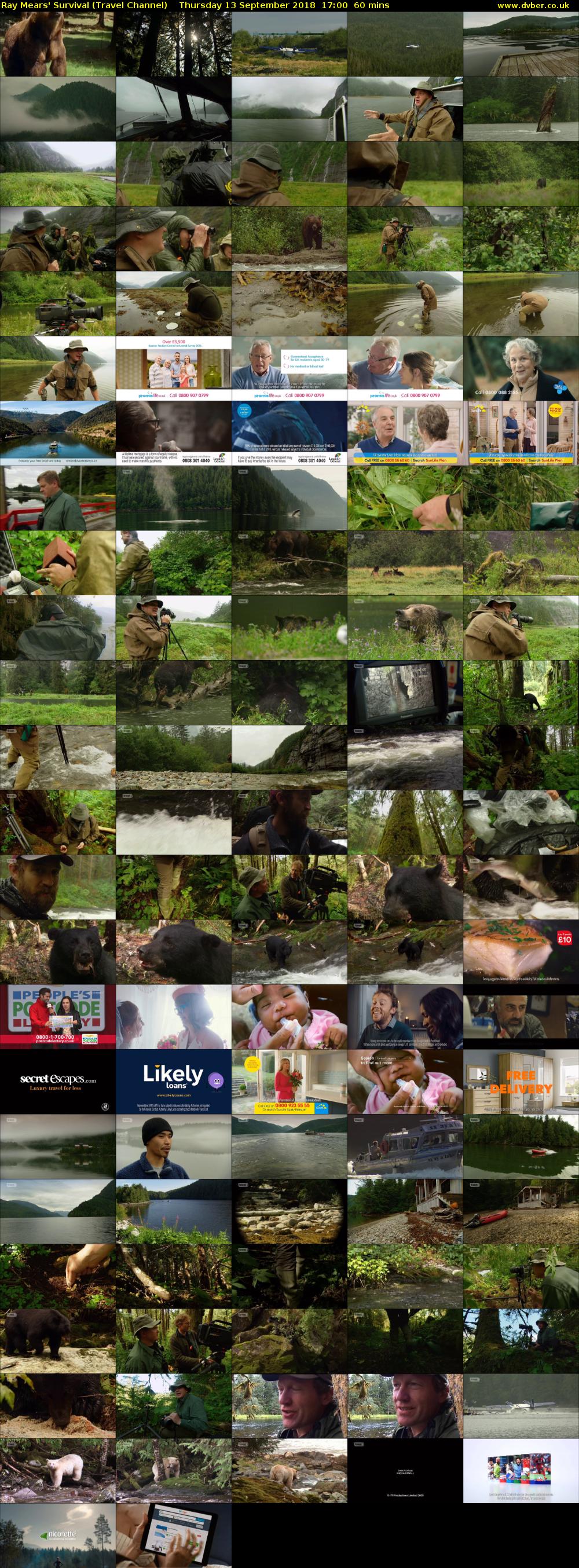 Ray Mears' Survival (Travel Channel) Thursday 13 September 2018 17:00 - 18:00