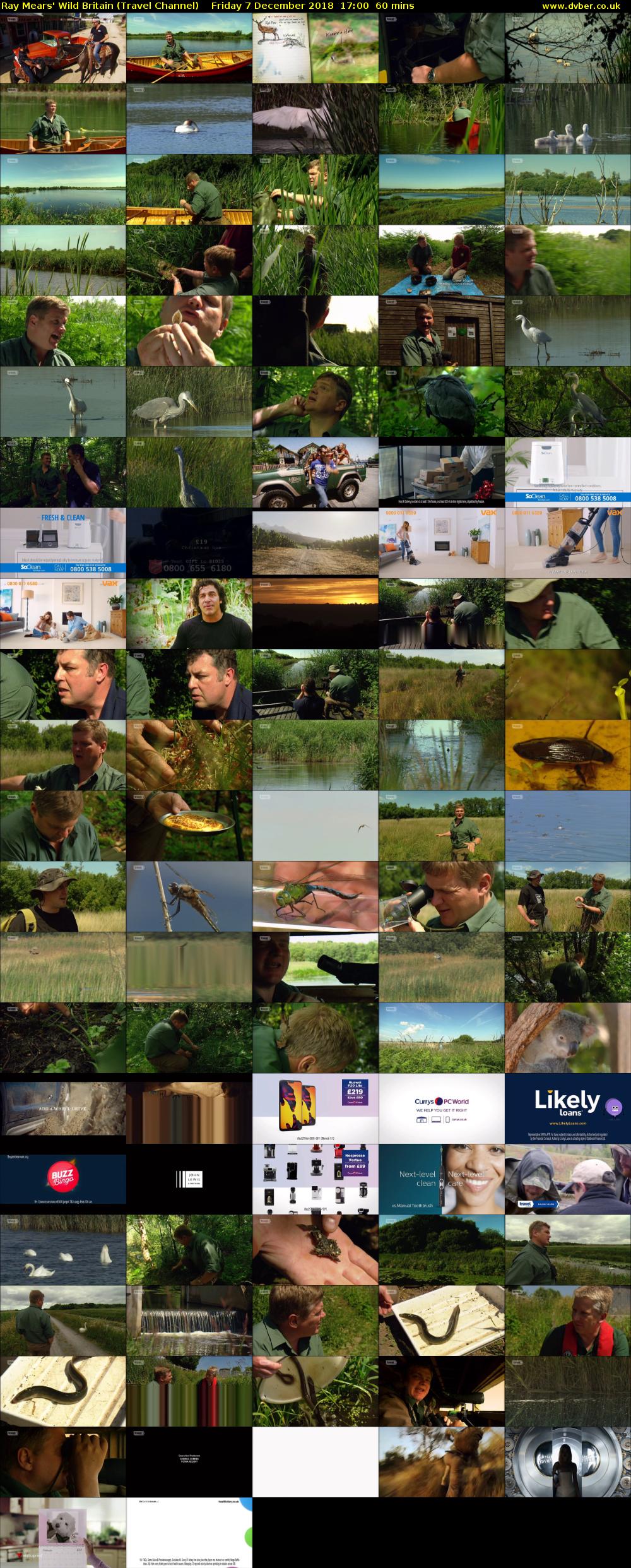 Ray Mears' Wild Britain (Travel Channel) Friday 7 December 2018 17:00 - 18:00