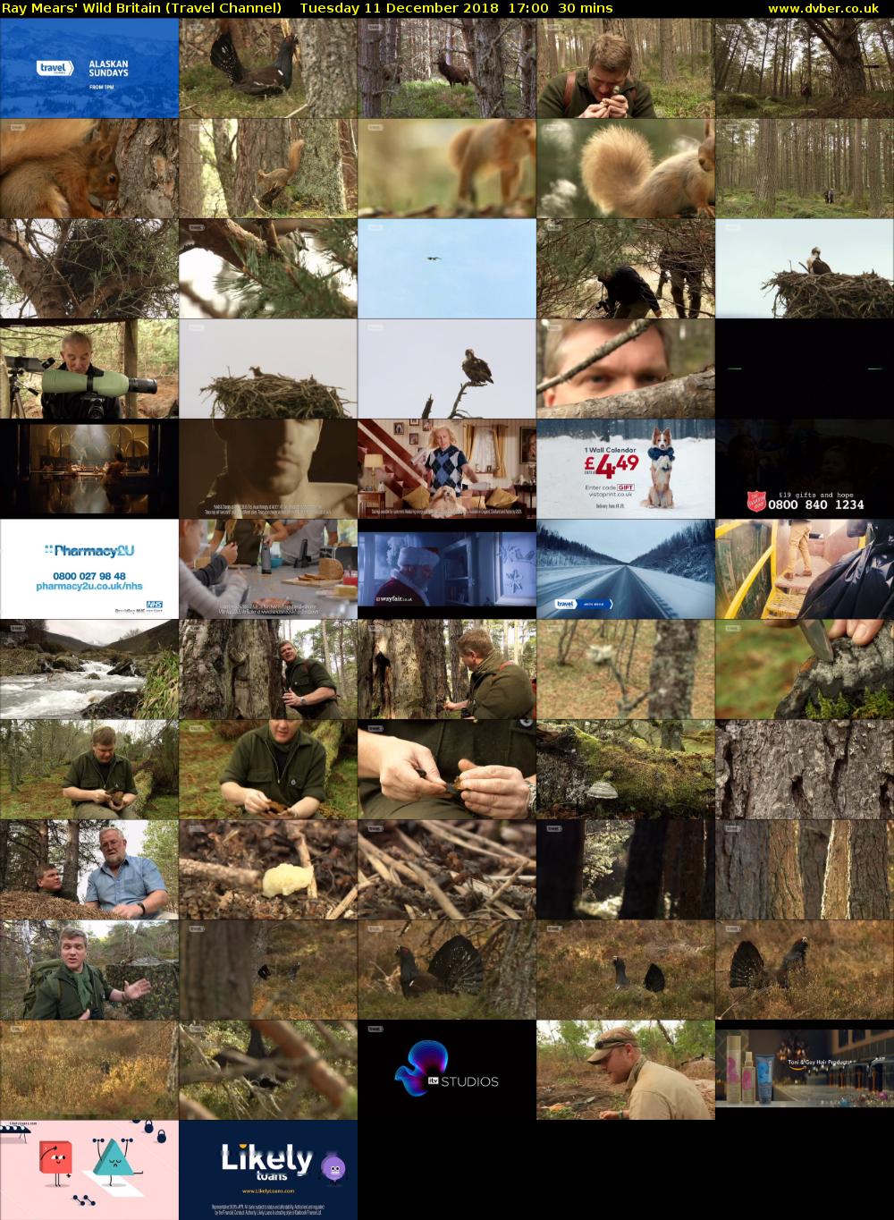 Ray Mears' Wild Britain (Travel Channel) Tuesday 11 December 2018 17:00 - 17:30