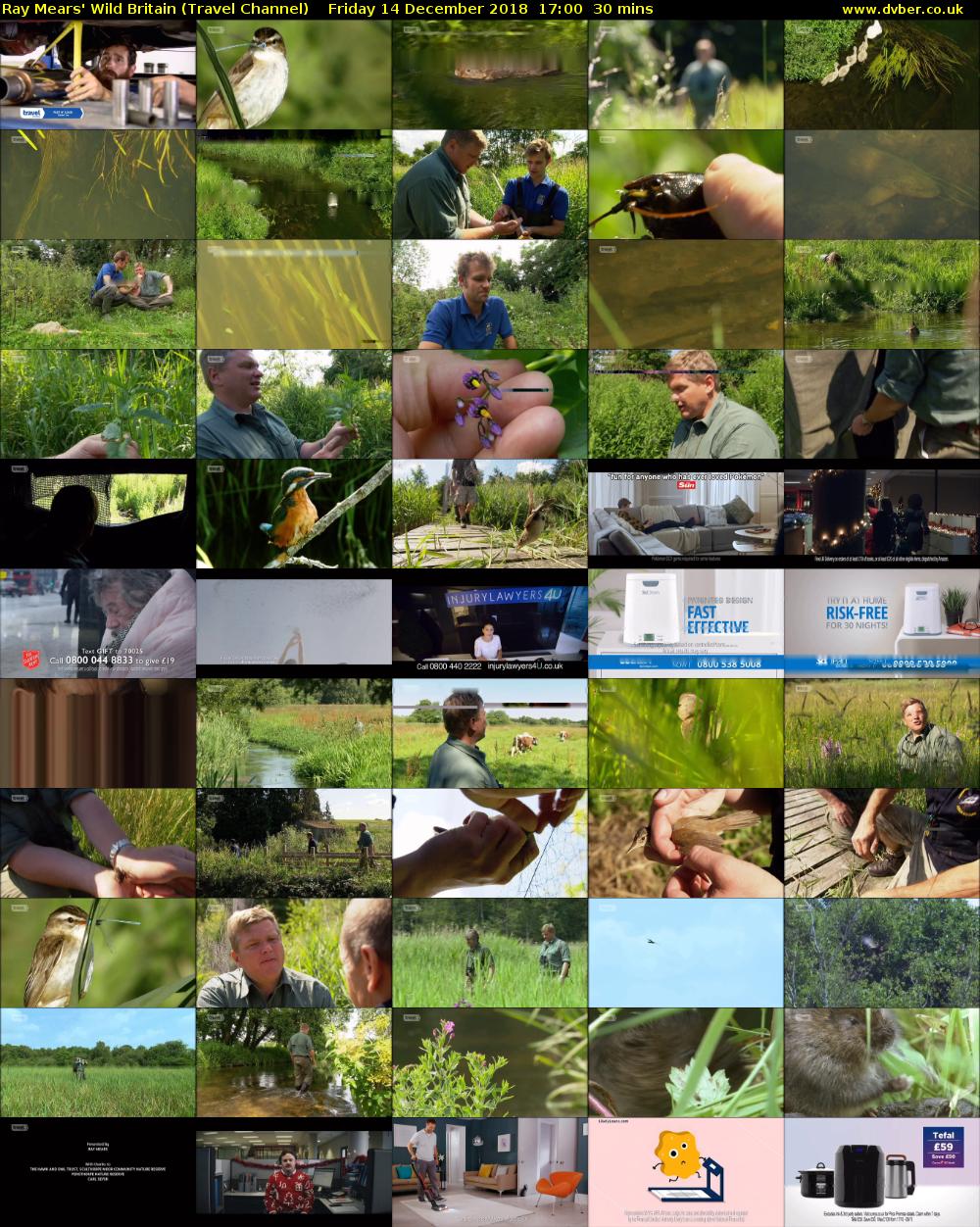 Ray Mears' Wild Britain (Travel Channel) Friday 14 December 2018 17:00 - 17:30