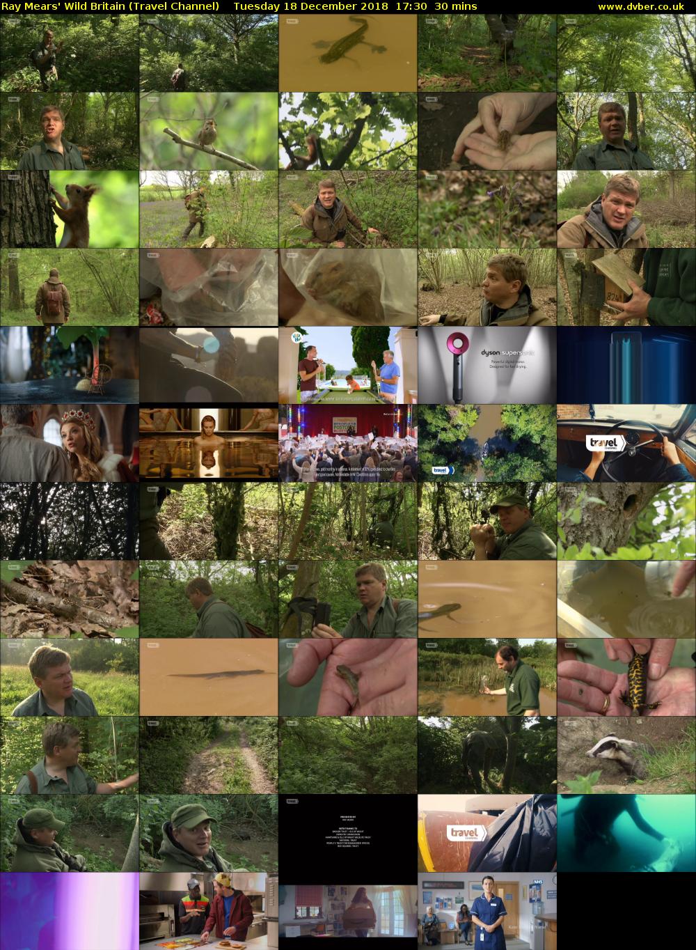 Ray Mears' Wild Britain (Travel Channel) Tuesday 18 December 2018 17:30 - 18:00