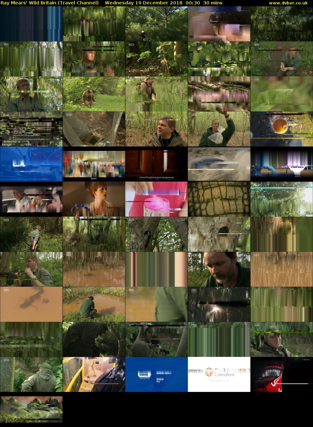 Ray Mears' Wild Britain (Travel Channel) Wednesday 19 December 2018 00:30 - 01:00