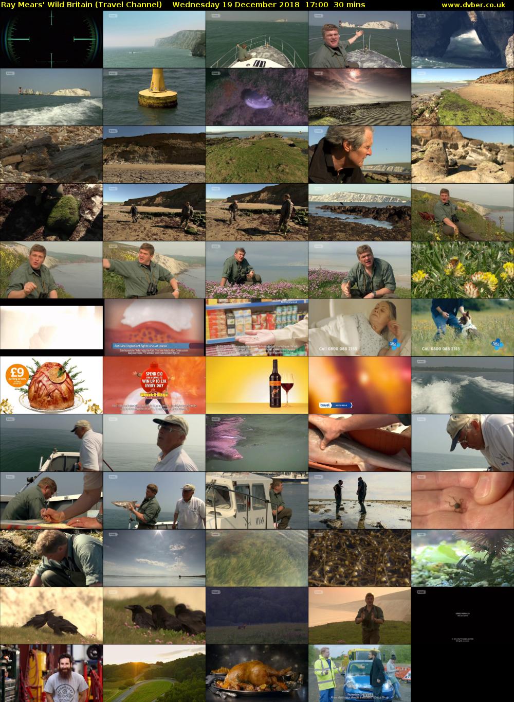 Ray Mears' Wild Britain (Travel Channel) Wednesday 19 December 2018 17:00 - 17:30