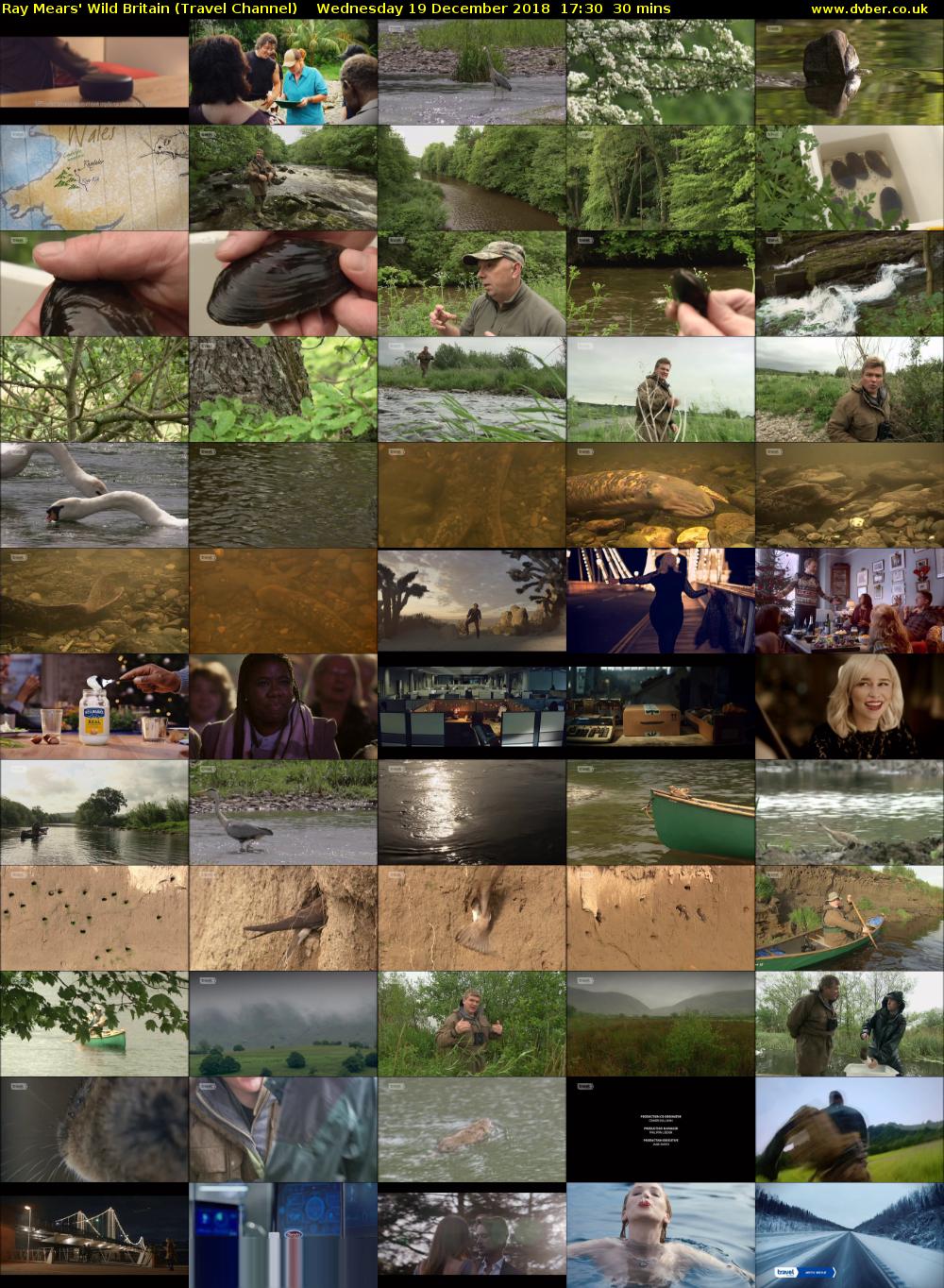 Ray Mears' Wild Britain (Travel Channel) Wednesday 19 December 2018 17:30 - 18:00
