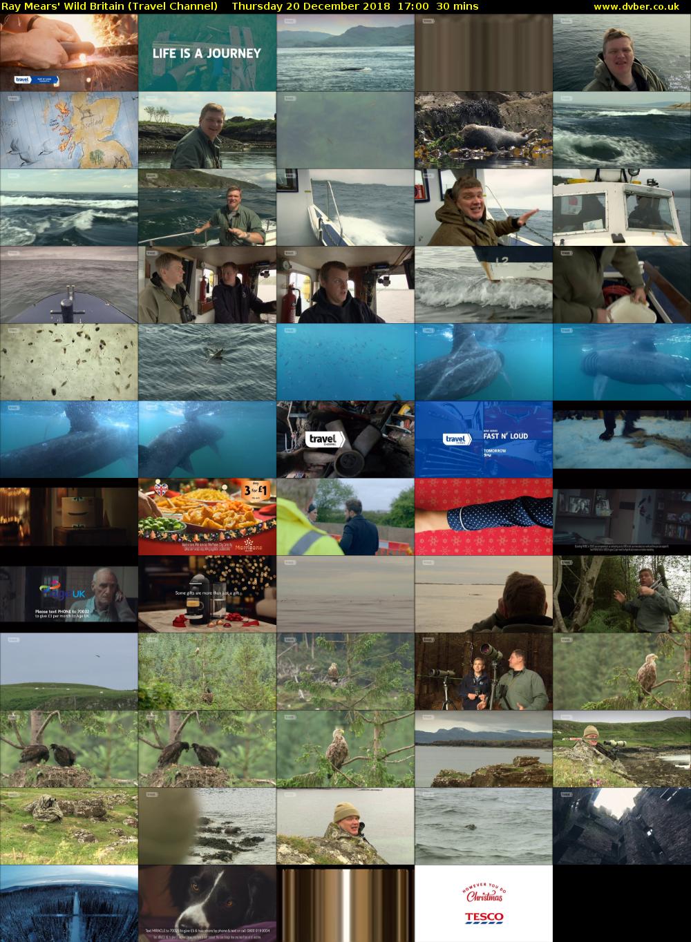 Ray Mears' Wild Britain (Travel Channel) Thursday 20 December 2018 17:00 - 17:30