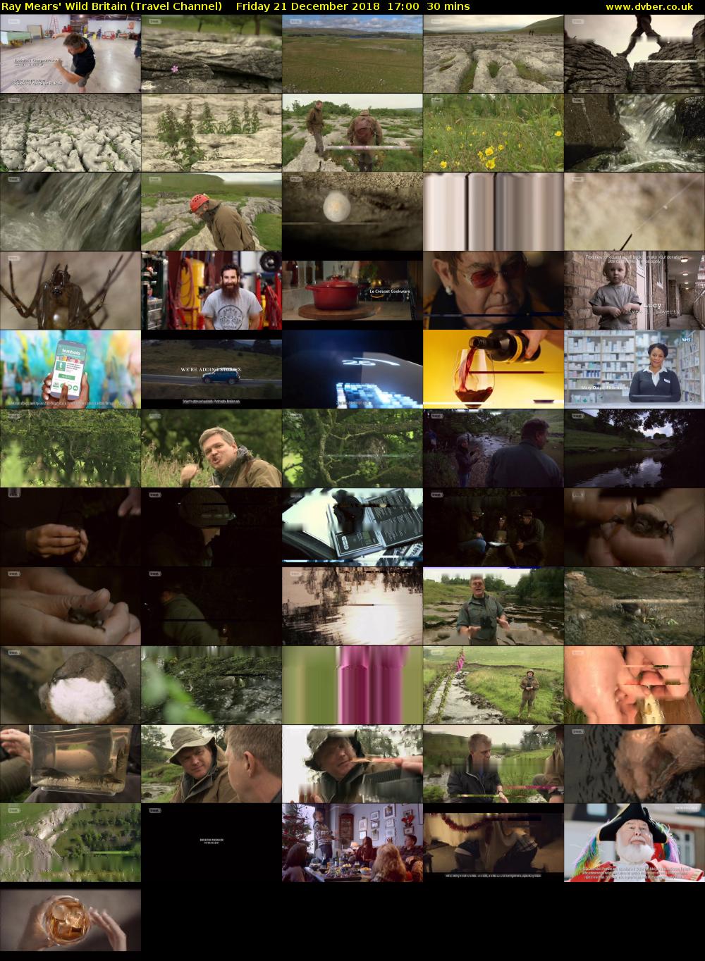 Ray Mears' Wild Britain (Travel Channel) Friday 21 December 2018 17:00 - 17:30